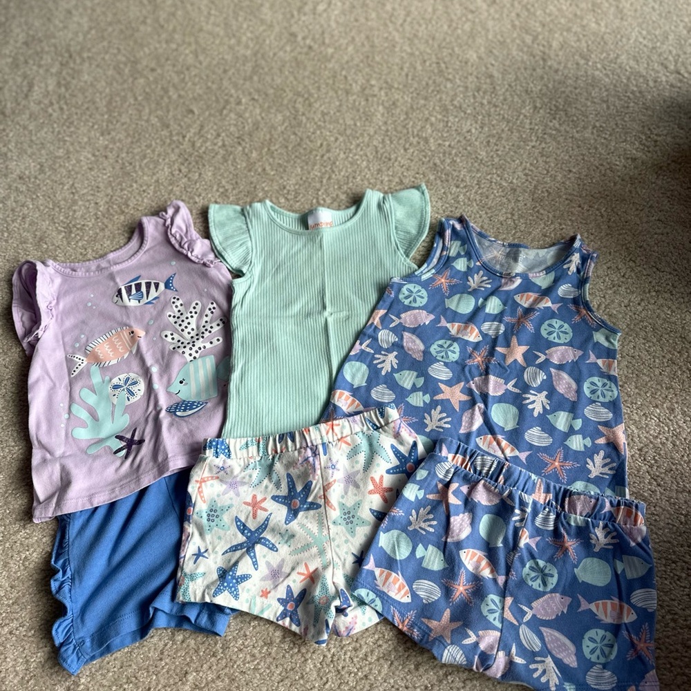 The Children’s Place 3T Shirts/2T Shorts Set